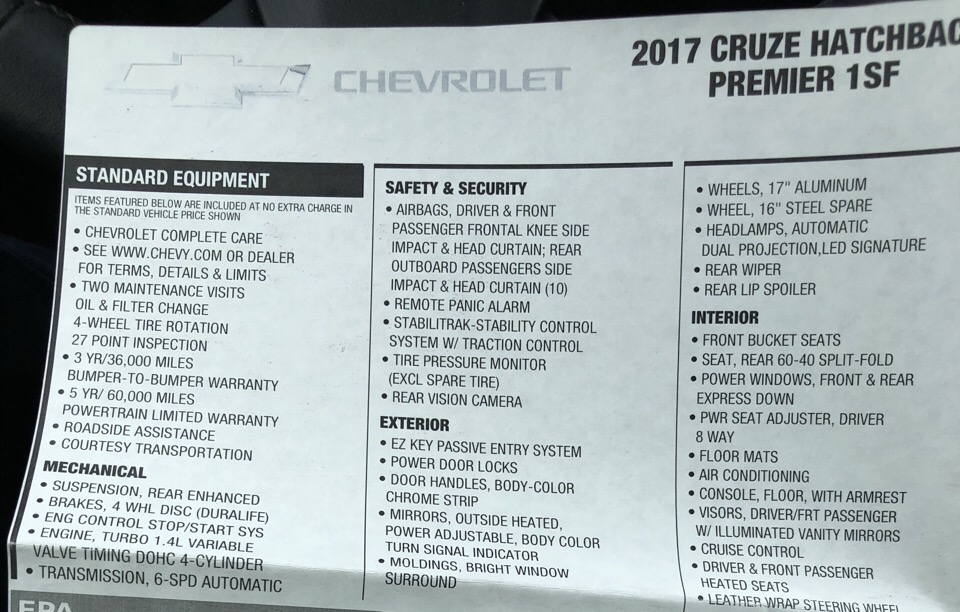 2017 Chevrolet Cruze - photo 1