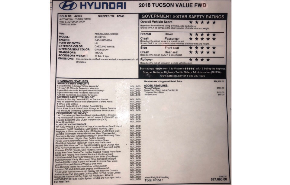 2018 Hyundai Tucson - photo 3