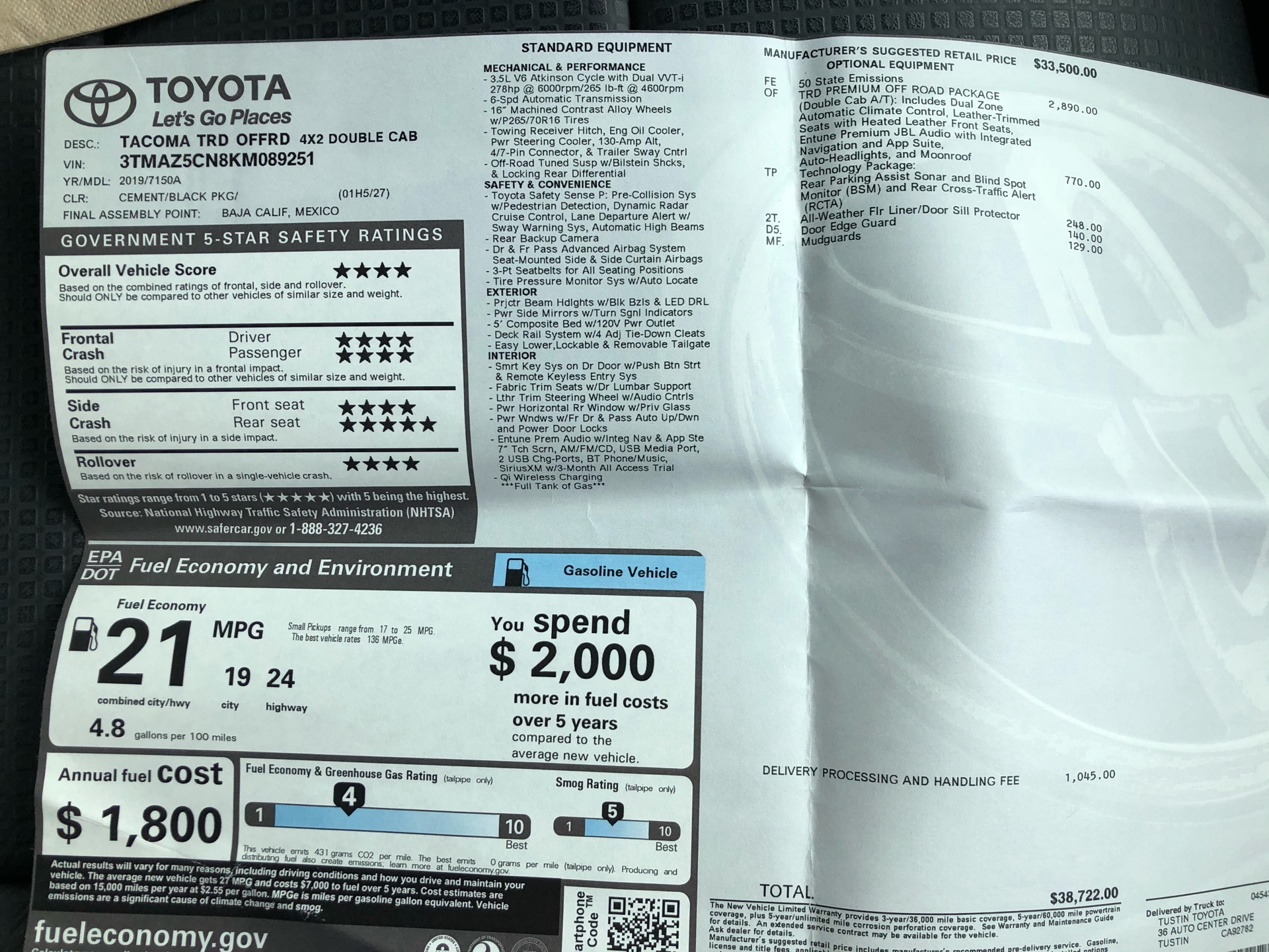 2019 Toyota Tacoma - photo 3